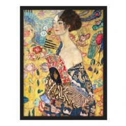 Bild Gustav Klimt Dame Mit Fächer