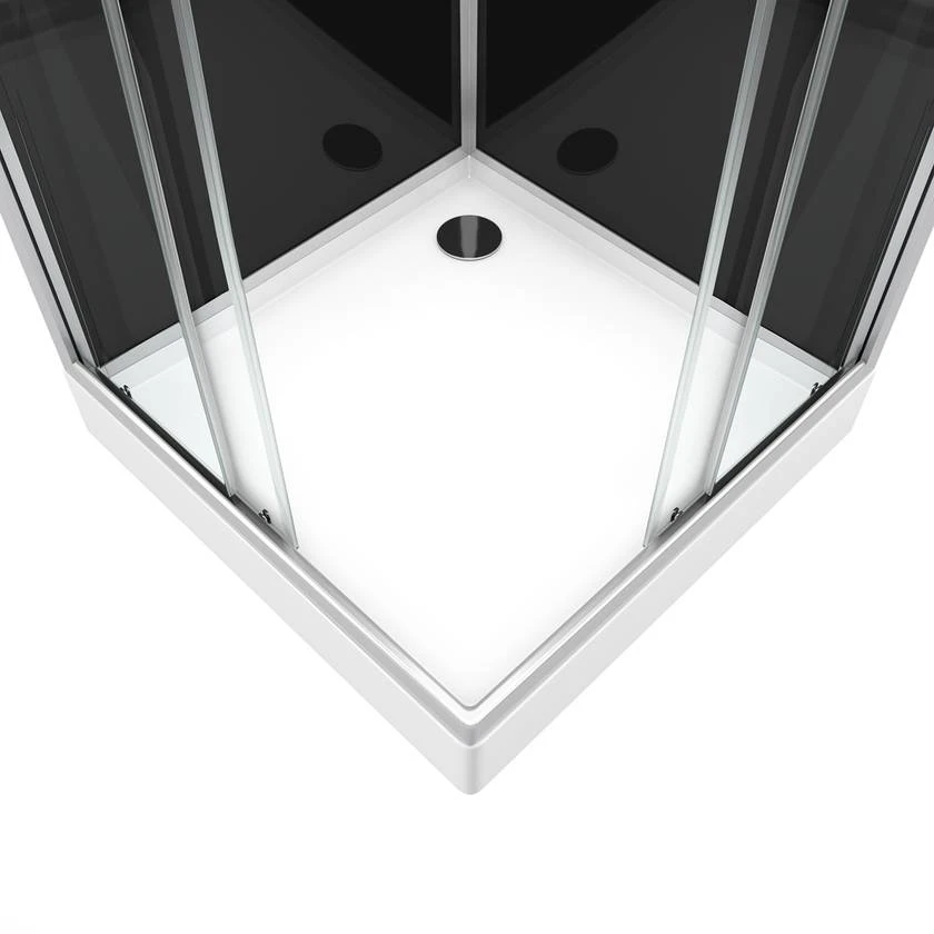 Eckdusche Marwell Black Reed - Image 3