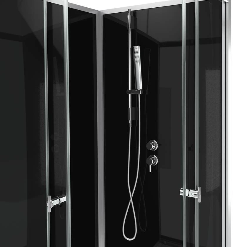 Eckdusche Marwell Black Reed - Image 4