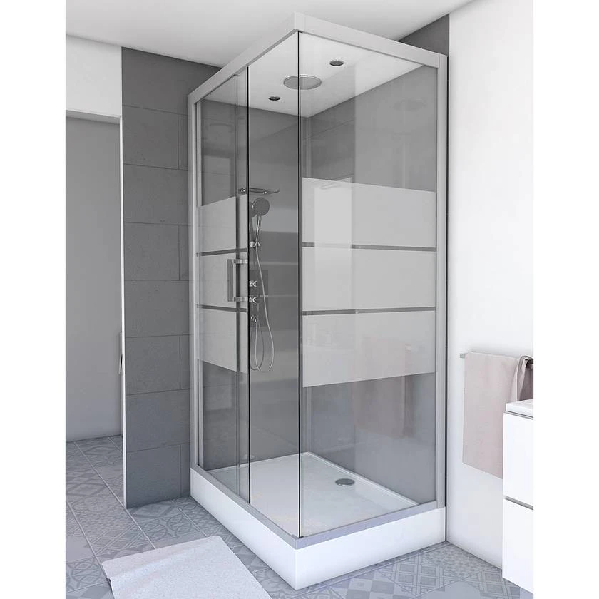 Eckdusche Marwell Grey River