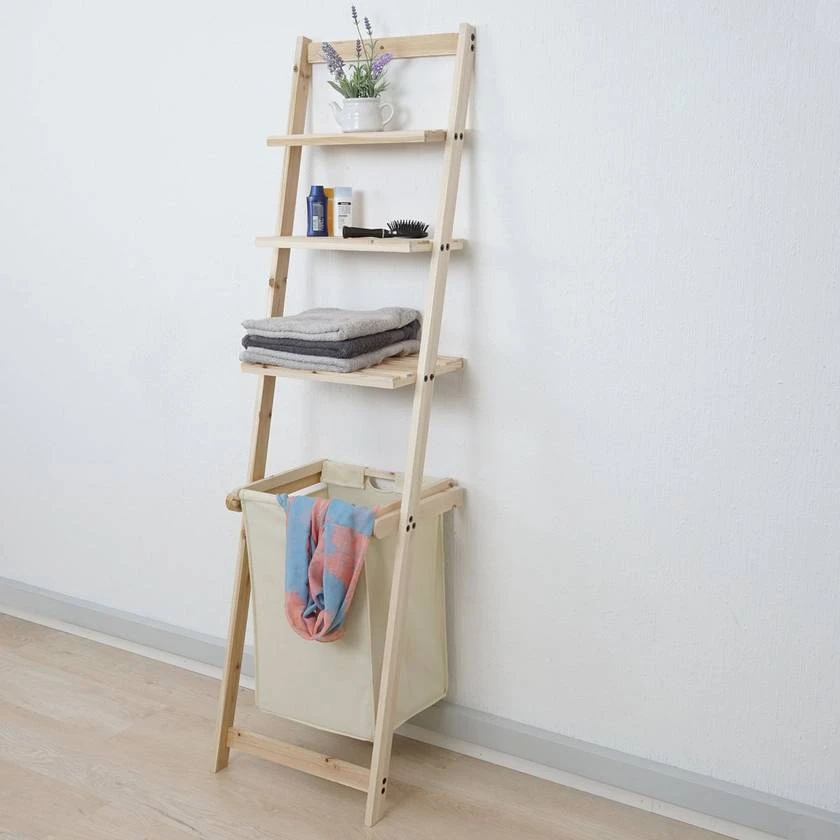 Leiterregal HWC-B59 Wäschekorb - Image 3