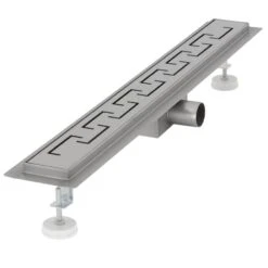 Duschrinne Geschlitzt 80cm Silber