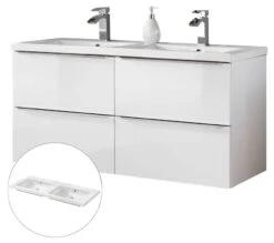 Badezimmer Doppelwaschtisch Mit Becken