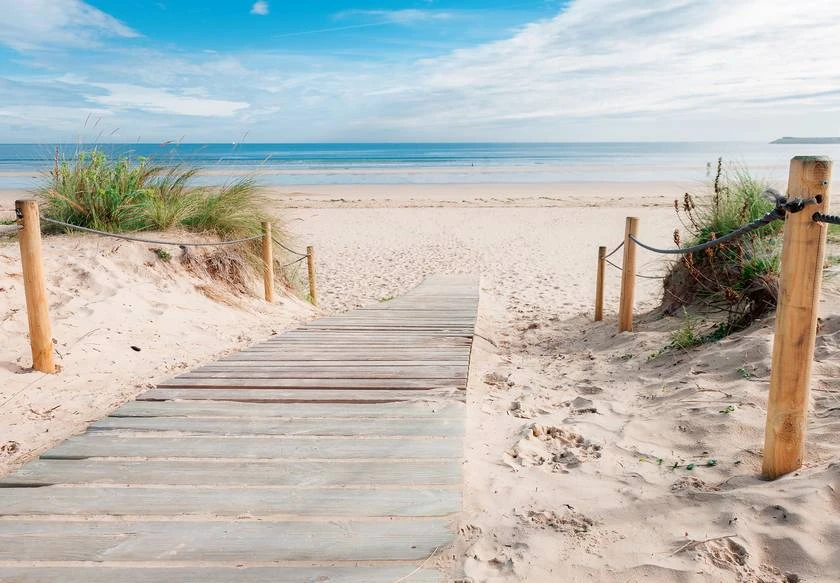 Fototapete Strand Meerblick 366x254cm