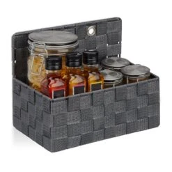 1 X Aufbewahrungskorb Hängend Weiß