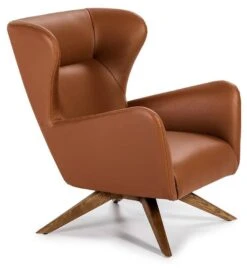 Drehbarer Gepolsterter Sessel Kunstleder