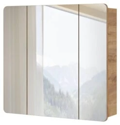 Spiegelschrank 80cm In Wotaneiche Nb.