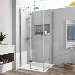 EMKE Duschkabine 90x90x195cm