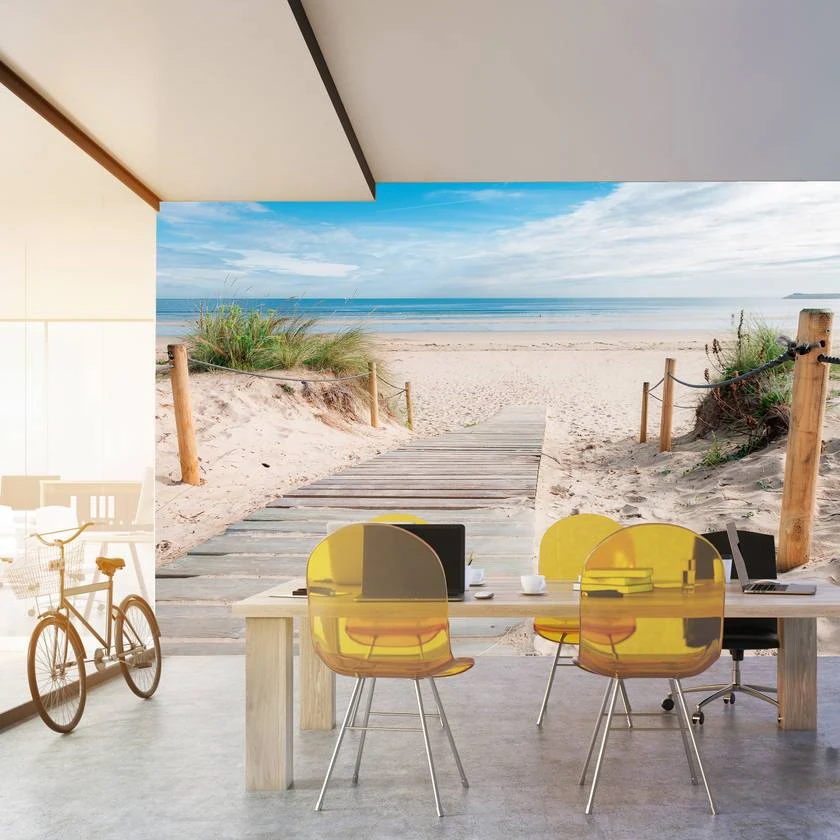 Fototapete Strand Meerblick 366x254cm – Bild 5