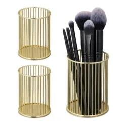 3 X Stiftehalter Draht Modern Gold