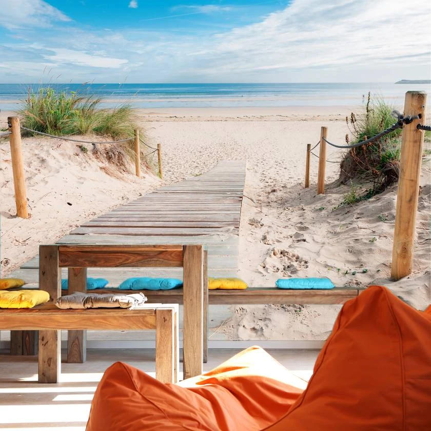 Fototapete Strand Meerblick 366x254cm – Bild 6