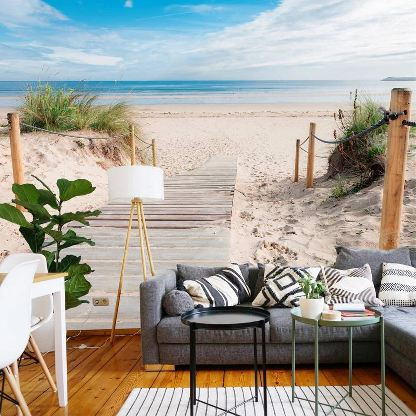 Fototapete Strand Meerblick 366x254cm – Bild 7