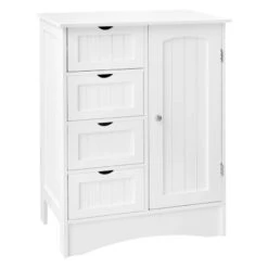 Badezimmerschrank 55x81x30 Cm Weiß