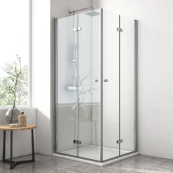 EMKE Duschkabine Eckeinstieg