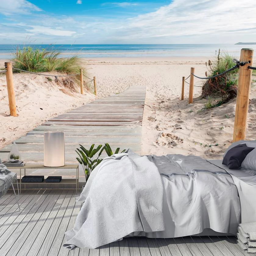 Fototapete Strand Meerblick 366x254cm – Bild 3