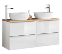 Doppel-Waschtisch Mit 2 Waschbecken